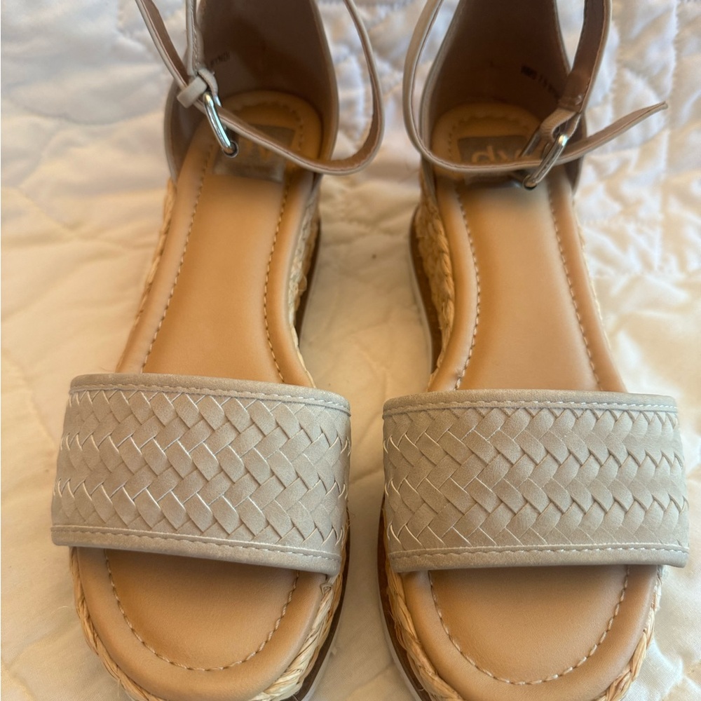 Dolce Vita Beige Woven Sandals
